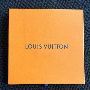 Louis Vuitton Orange Box with Navy Logo
